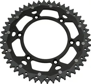MOOSE OFFROAD HARD-PARTS REAR SPROCKET / 50 TEETH / 520 PITCH / BLACK/NATURAL / ALUMINIUM/STEEL