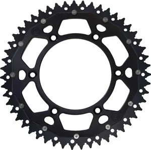 MOOSE OFFROAD HARD-PARTS REAR SPROCKET / 51 TEETH / 520 PITCH / BLACK/NATURAL / ALUMINIUM/STEEL
