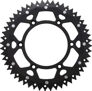 MOOSE OFFROAD HARD-PARTS REAR SPROCKET / 52 TEETH / 520 PITCH / BLACK/NATURAL / ALUMINIUM/STEEL