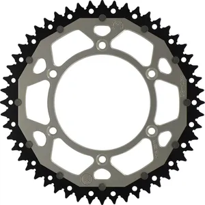 MOOSE OFFROAD HARD-PARTS REAR SPROCKET / 52 TEETH / 520 PITCH / SILVER/NATURAL / ALUMINIUM/STEEL