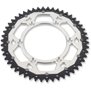 MOOSE OFFROAD HARD-PARTS REAR SPROCKET / 52 TEETH / 520 PITCH / SILVER/NATURAL / ALUMINIUM/STEEL
