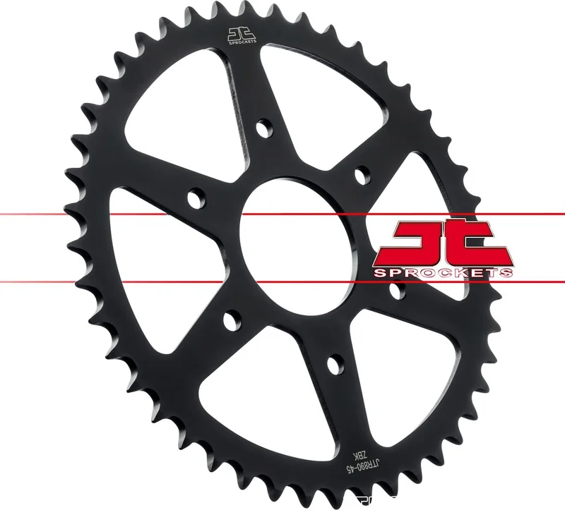 JT SPROCKETS JTR890.45ZBK REAR REPLACEMENT SPROCKET 45 TEETH 520 PITCH