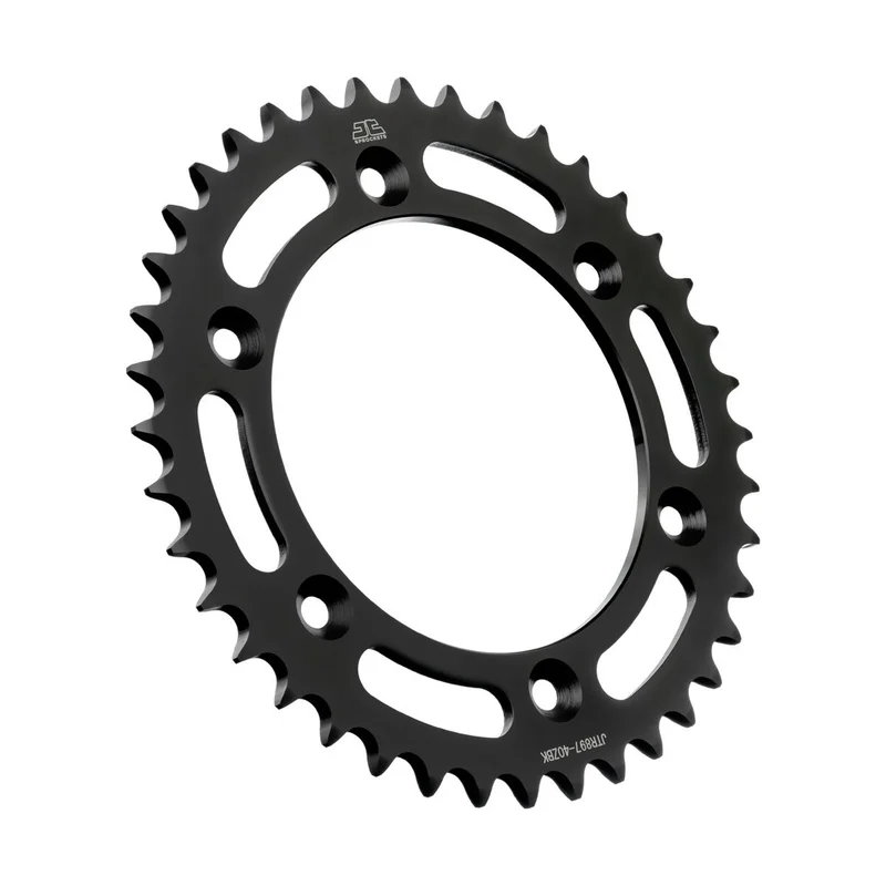 JT SPROCKETS JTR897.40ZBK REAR REPLACEMENT SPROCKET 40 TEETH 520 PITCH BLACK C49 HIGH CARBON STEEL