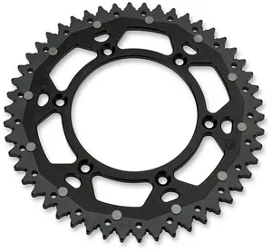 MOOSE OFFROAD HARD-PARTS REAR SPROCKET / 50 TEETH / 428 PITCH / BLACK|NATURAL / ALUMINUM|STEEL