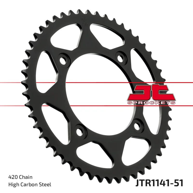 JT SPROCKETS SPROCKET REAR 420 51T