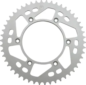 MOOSE OFFROAD HARD-PARTS REAR SPROCKET 50 TEETH ALUMINIUM SILVER