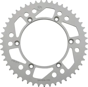 MOOSE OFFROAD HARD-PARTS REAR SPROCKET 49 TEETH ALUMINIUM SILVER