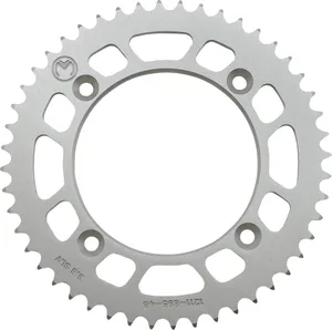 MOOSE OFFROAD HARD-PARTS REAR SPROCKET 48 TEETH ALUMINIUM SILVER