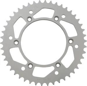 MOOSE OFFROAD HARD-PARTS REAR SPROCKET 46 TEETH ALUMINIUM SILVER