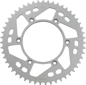 MOOSE OFFROAD HARD-PARTS REAR SPROCKET 51 TEETH ALUMINIUM SILVER