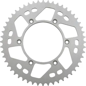 MOOSE OFFROAD HARD-PARTS REAR SPROCKET 52 TEETH ALUMINIUM SILVER