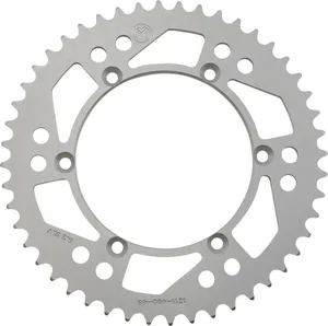 MOOSE OFFROAD HARD-PARTS REAR SPROCKET 48 TEETH ALUMINIUM SILVER