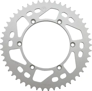 MOOSE OFFROAD HARD-PARTS REAR SPROCKET 50 TEETH ALUMINIUM SILVER