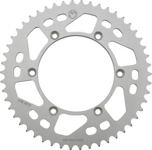 MOOSE OFFROAD HARD-PARTS REAR SPROCKET 50 TEETH ALUMINIUM SILVER