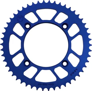 MOOSE OFFROAD HARD-PARTS REAR SPROCKET 50 TEETH ALUMINIUM BLUE