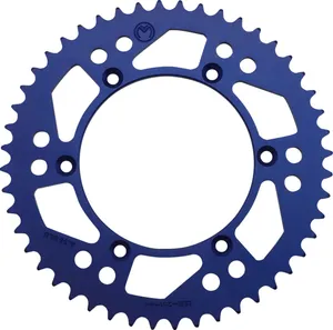 MOOSE OFFROAD HARD-PARTS REAR SPROCKET 48 TEETH ALUMINIUM BLUE