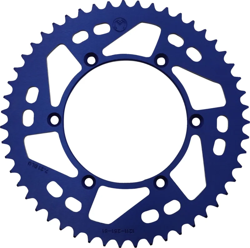 Moose Offroad REAR SPROCKET 51 TEETH ALUMINIUM BLUE