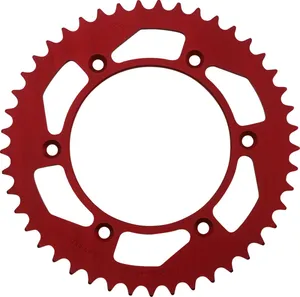 MOOSE OFFROAD HARD-PARTS REAR SPROCKET 45 TEETH ALUMINIUM RED