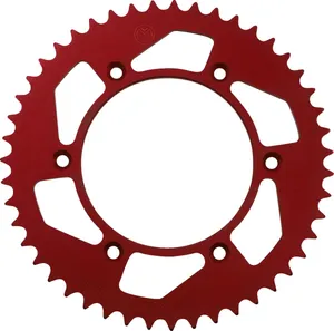 MOOSE OFFROAD HARD-PARTS REAR SPROCKET 47 TEETH ALUMINIUM RED
