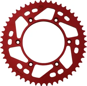 MOOSE OFFROAD HARD-PARTS REAR SPROCKET 50 TEETH ALUMINIUM RED