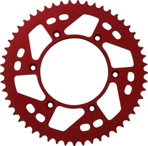 MOOSE OFFROAD HARD-PARTS REAR SPROCKET 53 TEETH ALUMINIUM RED