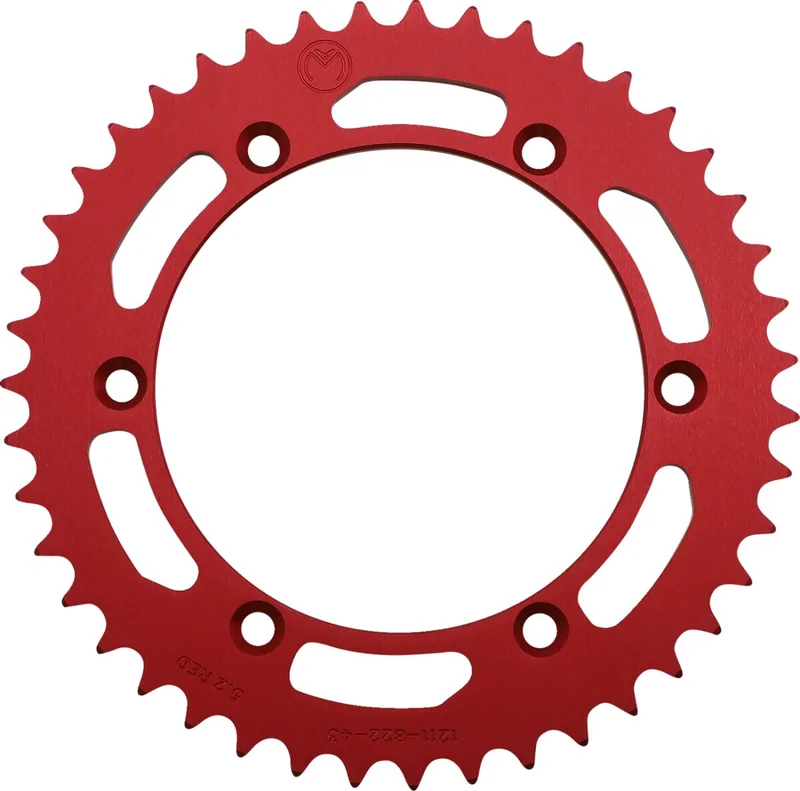 Moose Offroad REAR SPROCKET 43 TEETH ALUMINIUM RED