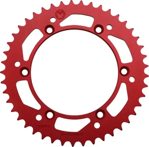 MOOSE OFFROAD HARD-PARTS REAR SPROCKET 45 TEETH ALUMINIUM RED