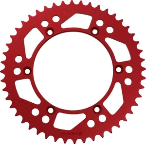 MOOSE OFFROAD HARD-PARTS REAR SPROCKET 48 TEETH ALUMINIUM RED