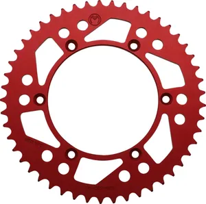 MOOSE OFFROAD HARD-PARTS REAR SPROCKET 49 TEETH ALUMINIUM RED
