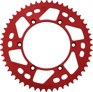 MOOSE OFFROAD HARD-PARTS REAR SPROCKET 52 TEETH ALUMINIUM RED