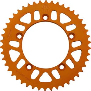 MOOSE OFFROAD HARD-PARTS REAR SPROCKET 46 TEETH ALUMINIUM ORANGE