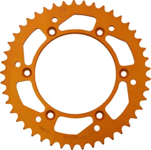 MOOSE OFFROAD HARD-PARTS REAR SPROCKET 45 TEETH ALUMINIUM ORANGE