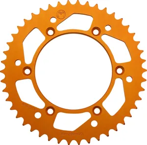 MOOSE OFFROAD HARD-PARTS REAR SPROCKET 46 TEETH ALUMINIUM ORANGE