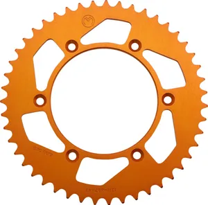 MOOSE OFFROAD HARD-PARTS REAR SPROCKET 47 TEETH ALUMINIUM ORANGE