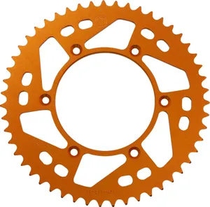 MOOSE OFFROAD HARD-PARTS REAR SPROCKET 51 TEETH ALUMINIUM ORANGE