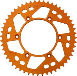 MOOSE OFFROAD HARD-PARTS REAR SPROCKET 52 TEETH ALUMINIUM ORANGE