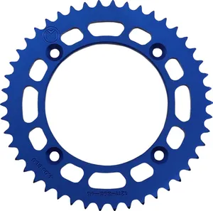 MOOSE OFFROAD HARD-PARTS REAR SPROCKET / 46 TEETH / 428 PITCH / BLUE / ALUMINUM