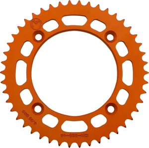 MOOSE OFFROAD HARD-PARTS REAR SPROCKET / 46 TEETH / 428 PITCH / ORANGE / ALUMINUM