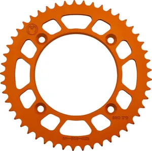 MOOSE OFFROAD HARD-PARTS REAR SPROCKET / 49 TEETH / 428 PITCH / ORANGE / ALUMINUM