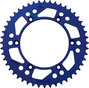 MOOSE OFFROAD HARD-PARTS REAR SPROCKET / 48 TEETH / 520 PITCH / BLUE / ALUMINUM