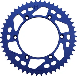 MOOSE OFFROAD HARD-PARTS REAR SPROCKET / 50 TEETH / 520 PITCH / BLUE / ALUMINUM
