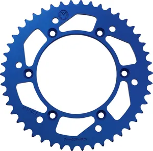 MOOSE OFFROAD HARD-PARTS REAR SPROCKET / 46 TEETH / 520 PITCH / BLUE / ALUMINUM