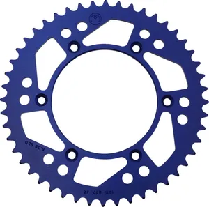 MOOSE OFFROAD HARD-PARTS REAR SPROCKET / 48 TEETH / 520 PITCH / BLUE / ALUMINUM