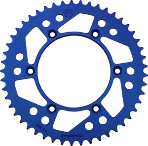 MOOSE OFFROAD HARD-PARTS REAR SPROCKET / 49 TEETH / 520 PITCH / BLUE / ALUMINUM