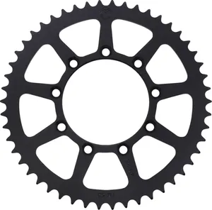 MOOSE OFFROAD HARD-PARTS REAR SPROCKET 50 TEETH 520 PITCH ALUMINIUM BLACK