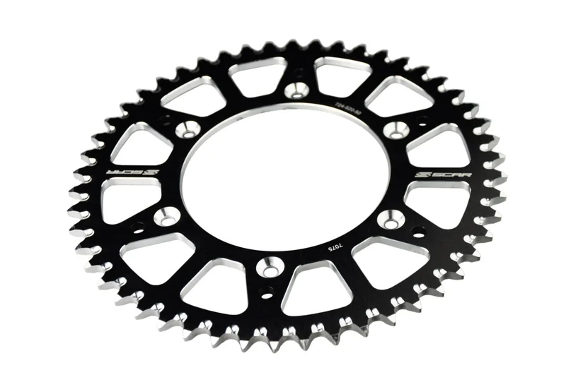 SCAR SPROCKET RR ALU RM RMZ 48T BLK
