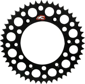 RENTHAL Rear CW Black Grvd Pkd