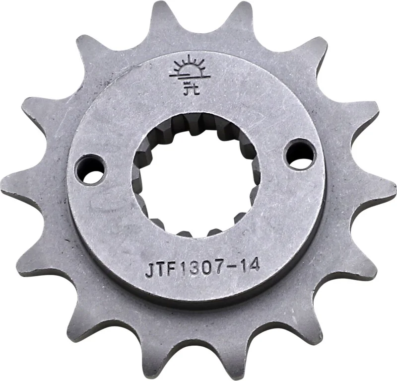 JT SPROCKETS JTF1307.14 FRONT REPLACEMENT SPROCKET 14 TEETH 520 PITCH NATURAL STEEL