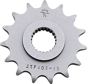 JT SPROCKETS JTF402.15 FRONT REPLACEMENT SPROCKET 15 TEETH 520 PITCH NATURAL STEEL
