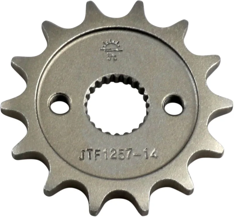 JT SPROCKETS JTF1257.14 FRONT REPLACEMENT SPROCKET 14 TEETH 428 PITCH NATURAL STEEL